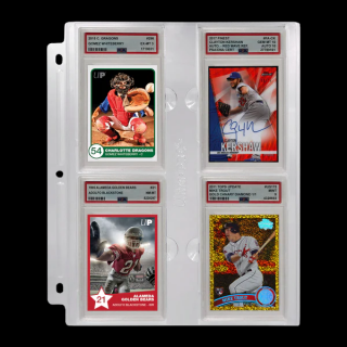 Ultra Pro - stránka na karty - 4-Pocket Page for Graded PSA Slabs (1ks)