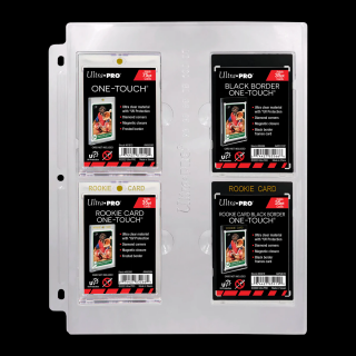 Ultra Pro - stránka na karty - 4-Pocket Page for ONE-TOUCH Displays (23PT-100PT) 1 ks