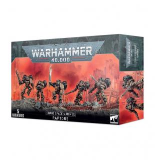 Warhammer 40,000 - mini figurky - Chaos Space Marines: Raptors
