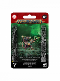 Warhammer: Age of Sigmar - mini figurka - Skaven: Warlock Galvaneer