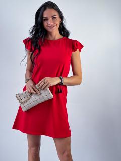 Dámské bavlněné šaty Dara II Barva a velikost: Červená