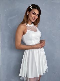 Dámské šaty Luna Barva a velikost: Bílá
