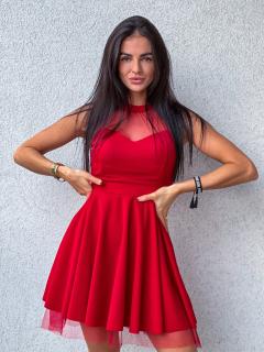 Dámské šaty Luna Barva a velikost: Červená