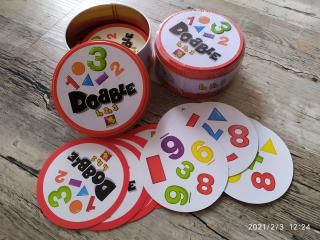 Hra - Dobble 1-2-3 čísla a tvary