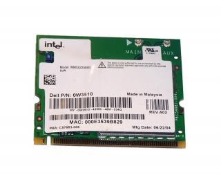 WiFi Intel WM3A2200BG pro Dell Latitude D600 P/N: 0W3510