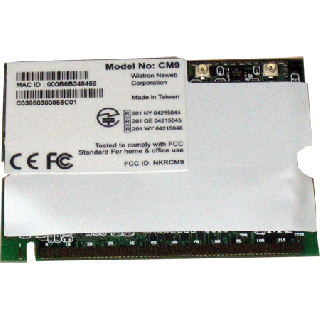 WIFI miniPCI karta CM9 WNC, Atheros AR5213, 802.11a/b/g