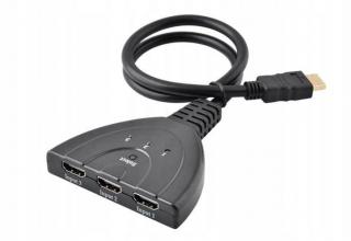 3 portový přepínač HDMI kabel + dárek!! MAXY 1ks 4097