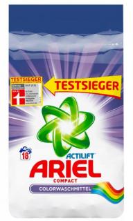 Ariel Actilift Compact NĚMECKÝ barevný prášek 18 praní + dárek MAXY 1ks 5667