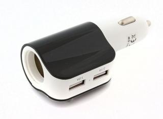 Autonabíječka 2x USB 2.1A + dárek MAXY 1ks 2095