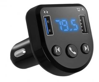 Bluetooth FM MP3 vysílač 2xUSB QC 3.0 nabíječka + dárek MAXY 1ks 5522
