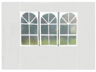 Bočnice pro stany 3 x 3 m s okny bílá  + dárek MAXY 1ks 8614
