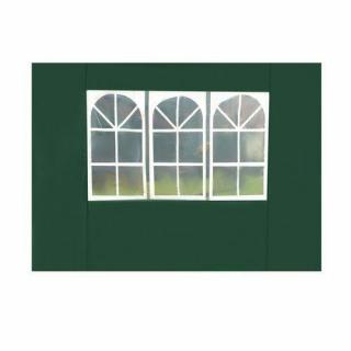 Bočnice pro stany 3 x 3 m s okny zelená + dárek MAXY 1ks 8135