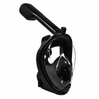 Celoobličejová šnorchlovací maska L/XL černá + dárek MAXY 1ks 9080