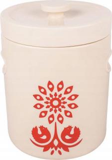 CONTAINER 4,4L CERAMIC ECRU / + dárek!! RED MAXY 1ks 4171