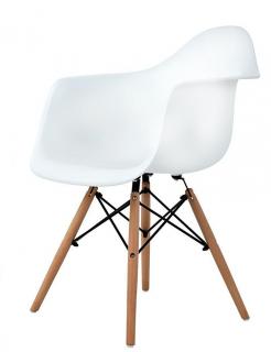 Designová židle styl DSW bílá + dárek MAXY 1ks 7004