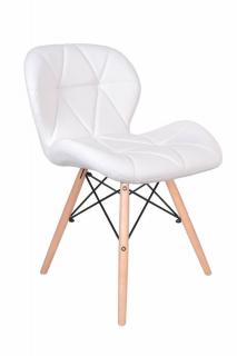 Designová židle styl DSW bílá + dárek MAXY 1ks 7223