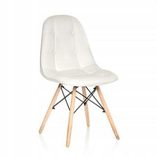 Designová židle styl DSW bílá + dárek MAXY 1ks 7224