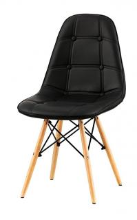 Designová židle styl DSW černá + dárek MAXY 1ks 7225