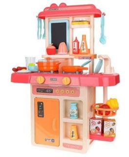 Dětská kuchyňka s vybavením tekoucí voda 63cm + dárek MAXY 1ks 7259