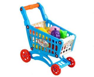Dětský nákupní vozík s příslušenstvím + dárek MAXY 1ks 5227