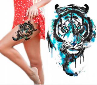Dočasné tetování tygřího ramene + dárek MAXY 1ks 3130