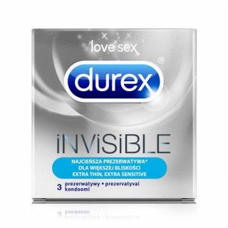 Durex Invisible Extra Thin Extra Sensitive 10ks + dárek MAXY 1ks 9388