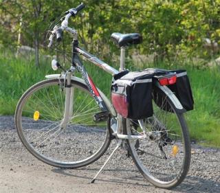 Dvojitá jízdní kola Pannier Bicycle Saddle Bag + STICKY MAT ZDARMA MAXY 1ks 4979