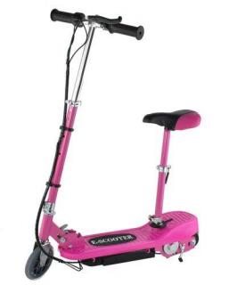 Elektrická koloběžka E-Scooter růžová + dárek MAXY 1ks 6042