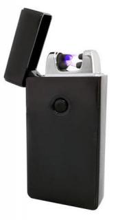 Elektronický zapalovač elektrického oblouku USB černý + dárek MAXY 1ks 4631
