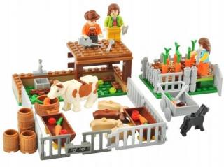 Farma se zvířaty - farma, bloků - FREE MAXY 1ks 8129