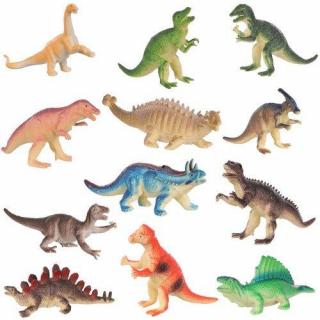 Figurky Dinosauři sada 12 ks 12-14 cm + dárek MAXY 1ks 2414