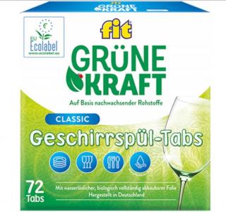 Fit Grune Kraft Classic tablety do myčky 72 ks NEMČINA + dárek MAXY 1ks 8684