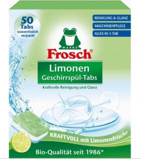 Frosch Alles in 1 Lemon tablety do myčky 50 ks NEMCKY + dárek MAXY 1ks 8682
