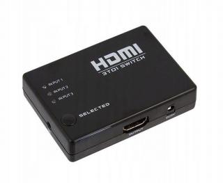 FULL HD HDMI přepínač s dálkovým ovládáním + dárek!! MAXY 1ks 5587