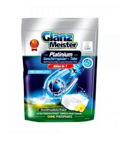 GlanzMeister Platinum tablety do myčky 45 ks NĚMECKÉ + dárek MAXY 1ks 5782