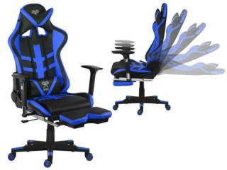 Herní židle modrý gamingovy + dárek MAXY 1ks 6125