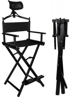 Hliníková skládací kosmetická židle černá + darek MAXY 1ks 6050