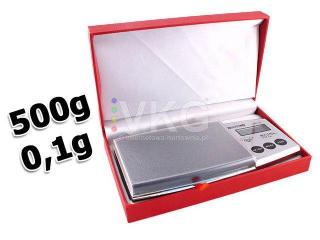 Kapesní digitální váha Professional 500/0,1g + dárek MAXY 1ks 3481