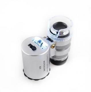 Kapesní mikroskop s LED osvětlením 60x ZOOM + dárek MAXY 1ks 1642