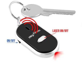 KEY FINDER LASER Hledač klíčů s LED světlem + dárek MAXY 1ks 1245