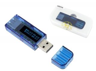 LED USB TESTER watt měřič napě + STICKY MAT ZDARMA MAXY 1ks 5656
