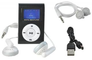 MP3 přehrávač LCD RADIO SD karta čtečka+ sluchátka + dárek MAXY 1ks 2653
