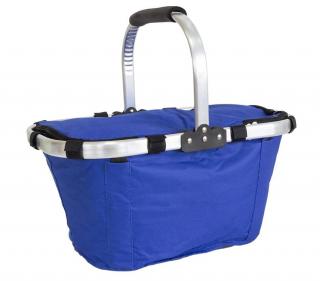 Nákupní skládací košík modrý + dárek MAXY 1ks 3471
