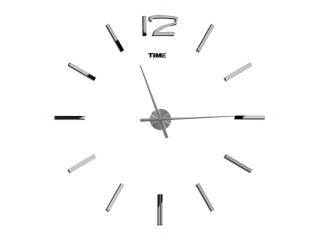Nástěnné hodiny lepené 3D 130cm Moderní EXTRA MAXY 1ks 4675