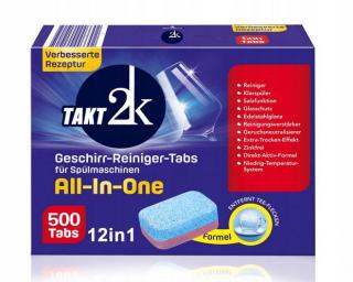 Německé tablety myčky nádobí 12v1 XXL 500ks + dárek MAXY 1ks 7867