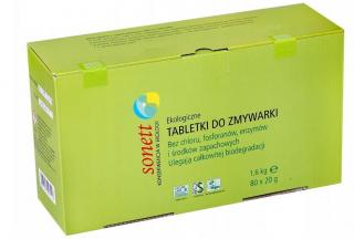 NĚMECKO Tablety do myčky až 80 EKO Sonett 1,6 kg + dárek MAXY 1ks 8351
