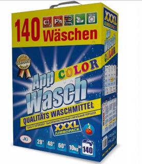 Německý prací prášek App Wasch 10 kg 140 praní + dárek MAXY 1ks 8924