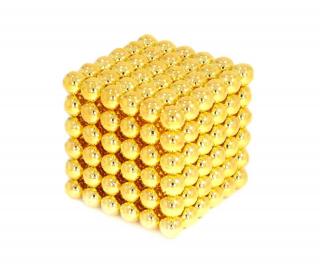 NeoCube 3 mm - 216 magnetů zlaté BOX + dárek MAXY 1ks 4135