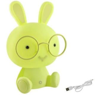 Noční lampička LED pro děti králíček zelený + dárek MAXY 1ks 5220