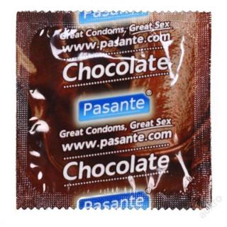 Pasante kondomy CHOCOLATE _ čokoláda aroma _ 1ks  + dárek MAXY 1ks 1021